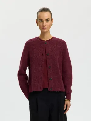 SLWLULU LS KNIT SHORT CARDIGAN 