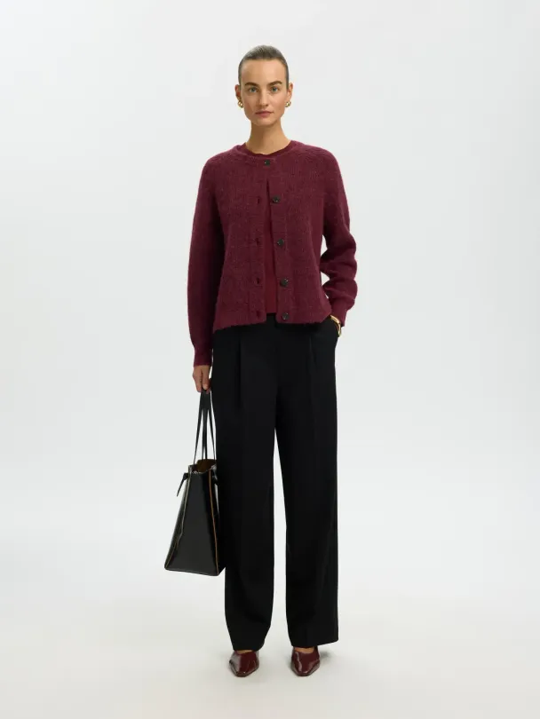SLWLULU LS KNIT SHORT CARDIGAN  - Image 4