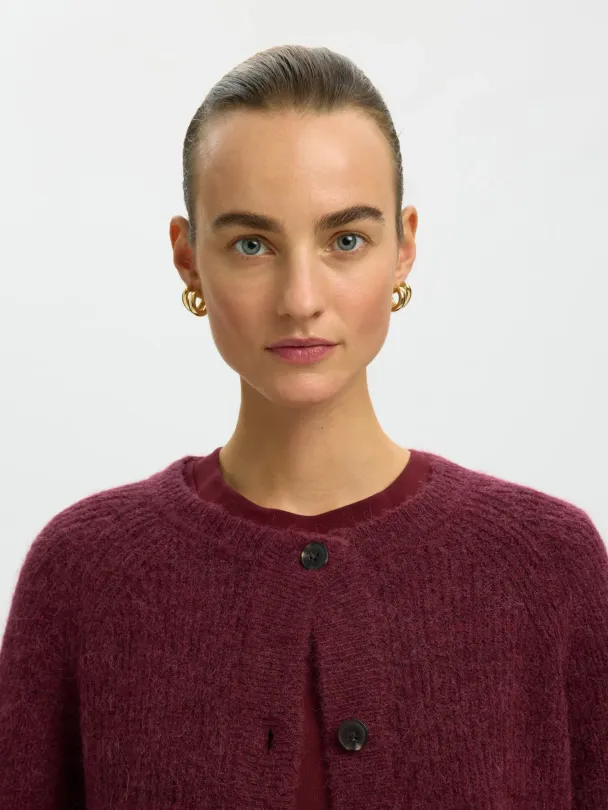 SLWLULU LS KNIT SHORT CARDIGAN  - Image 3