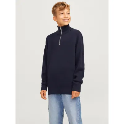 Milano stitch knit half zip