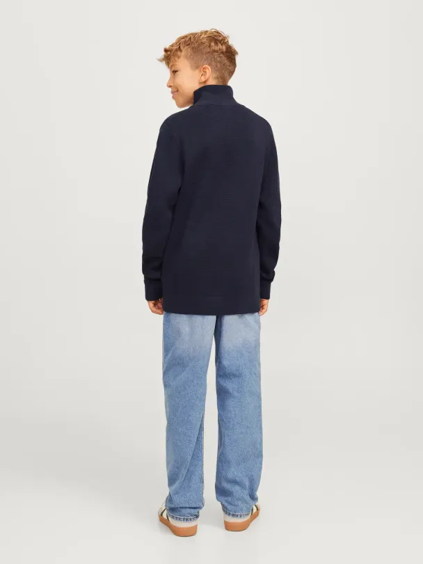 Milano stitch knit half zip - Image 2