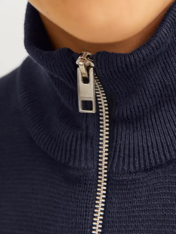 Milano stitch knit half zip - Image 4
