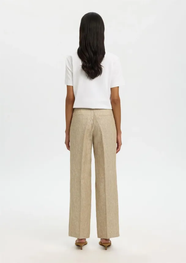 Wide Ida Linen Pant - Weathered Teak - Image 2
