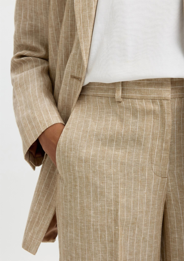 Wide Ida Linen Pant - Weathered Teak - Image 3