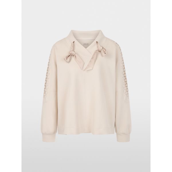 Oversized Sweatshirt w/Hotfix Stones BS 44.01 J28 fra MarcCain