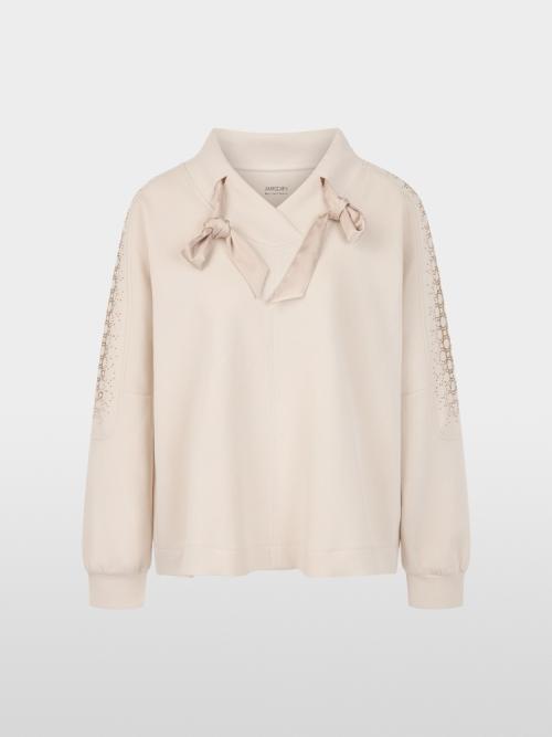 Oversized Sweatshirt w/Hotfix Stones BS 44.01 J28 fra MarcCain