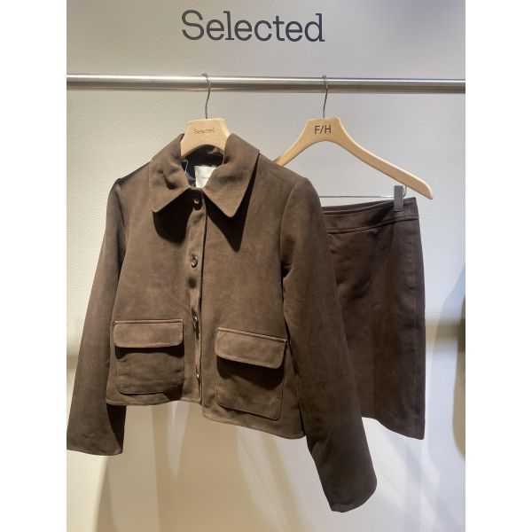 Kaya Suede Skirt