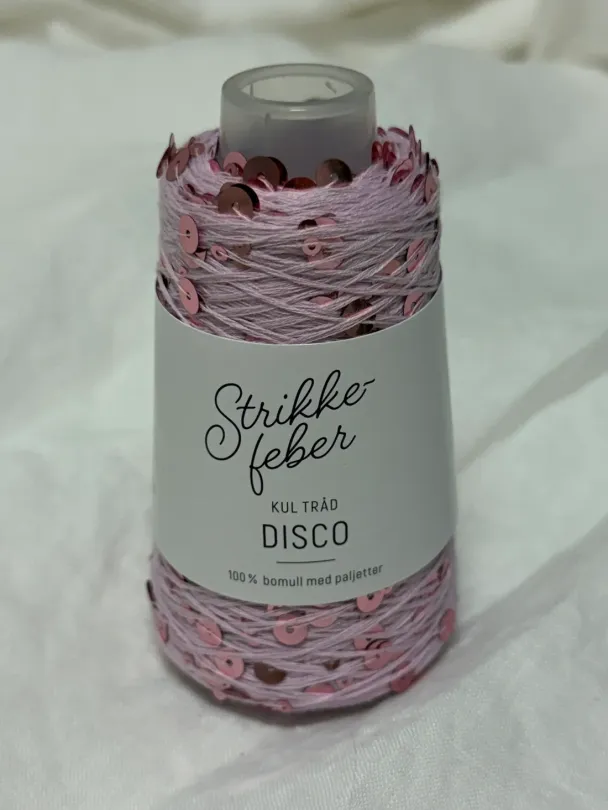Strikkefeber - 106 - Disco 50 g - Lys rosa/rosa