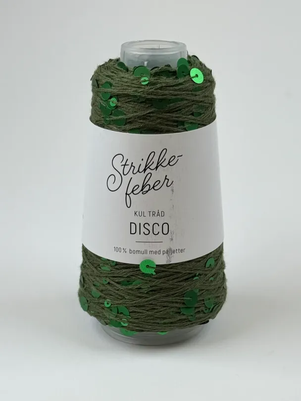 Strikkefeber - 17 - Disco 50 g - Grønn