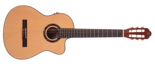 MORGAN CG10 DLX CE NATUREL GITAR KLASSISK 