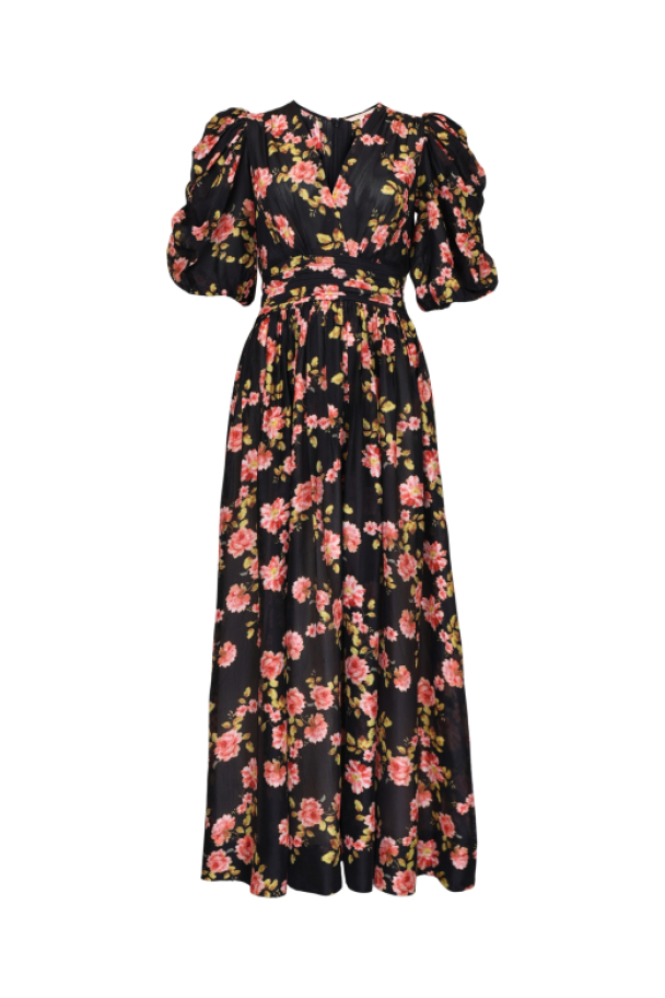 Striped Organza Gown - Dots - Image 2