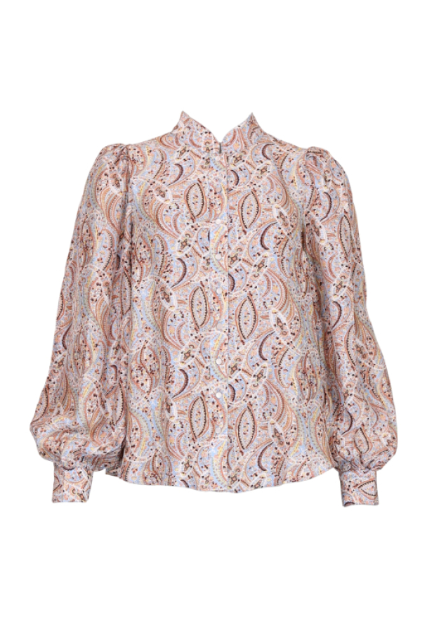 Striped Organza Blouse - Dots - Image 2