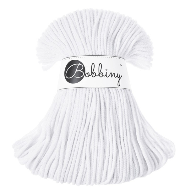 Bobbiny Junior 3mm - White - Image 1