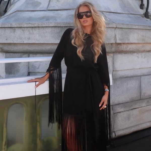 Rikke Fringe Dress