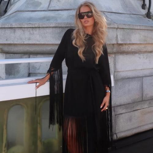 Rikke Fringe Dress