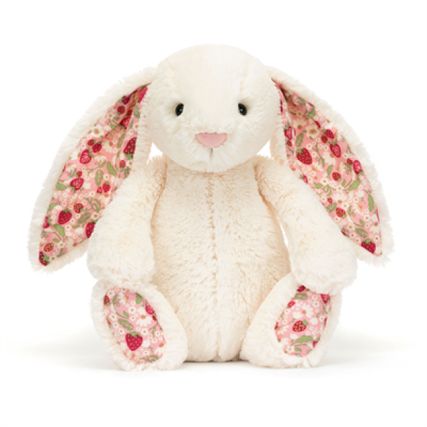 Blossom Cream Bunny Medium - Berry