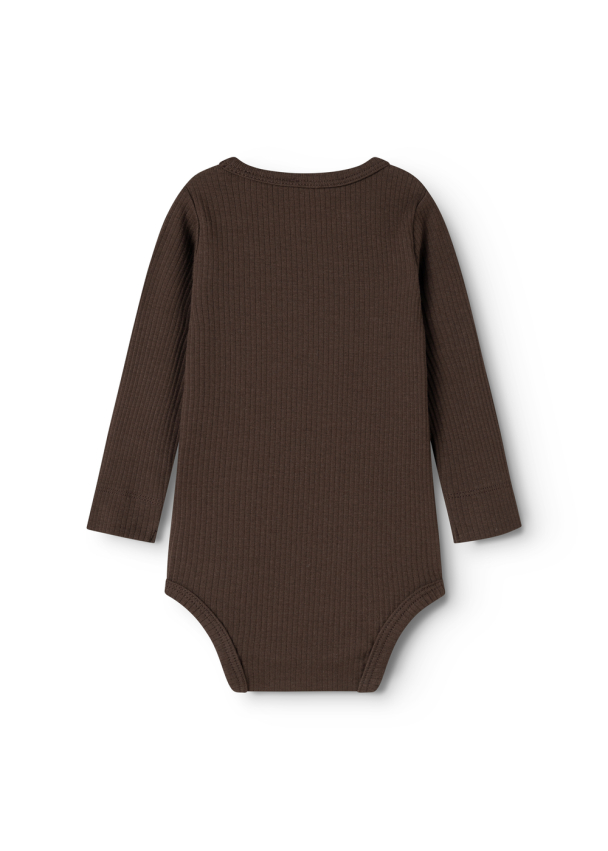 Body Plain Modal LS - Dark Roast - Image 2
