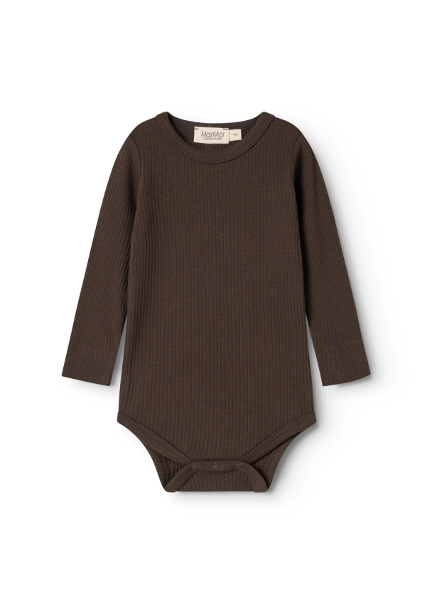 Body Plain Modal LS - Dark Roast - Image 1