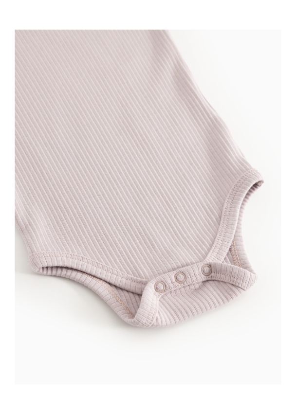 Body Plain Modal LS - Cloud Gray - Image 4