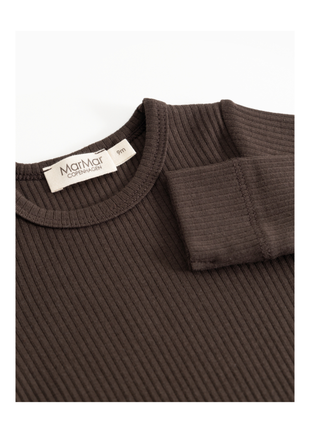 Body Plain Modal LS - Dark Roast - Image 3