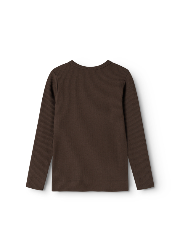 Genser Plain Modal - Dark Roast - Image 2