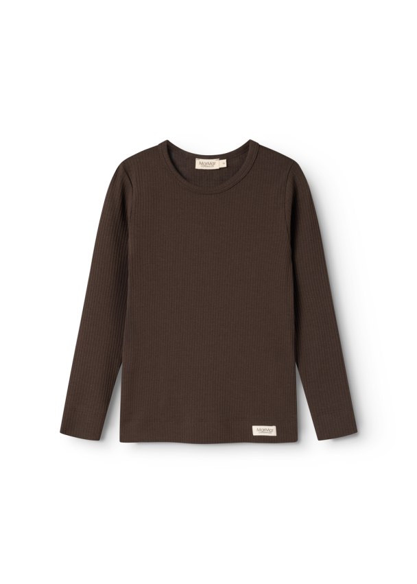 Genser Plain Modal - Dark Roast - Image 1