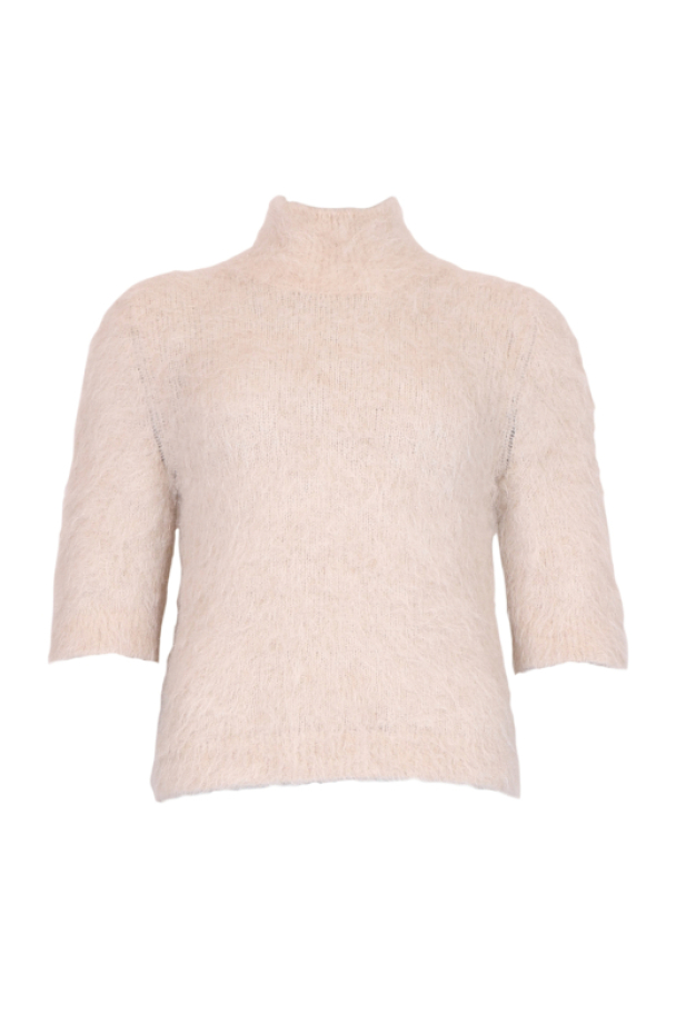 Hairy Knit Turtleneck - Soft - Image 1