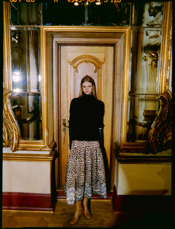 Taffeta Midi Skirt - Wild Paisley - Image 2