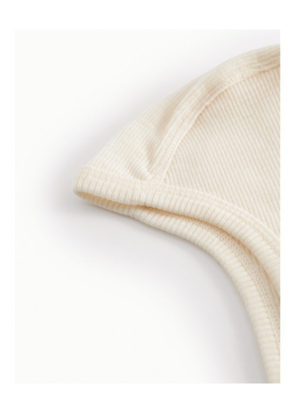 Hoody Wool Rib - Natural - Image 4