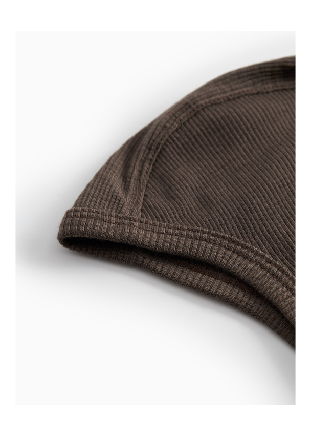 Hoody Wool Rib - Terre - Image 3