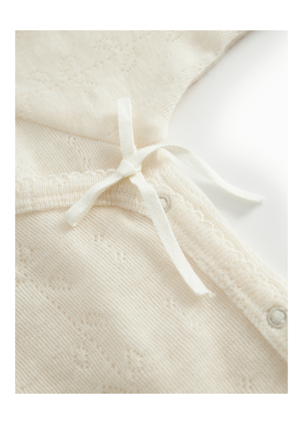 Body Belita Wool Pointelle - Natural - Image 4