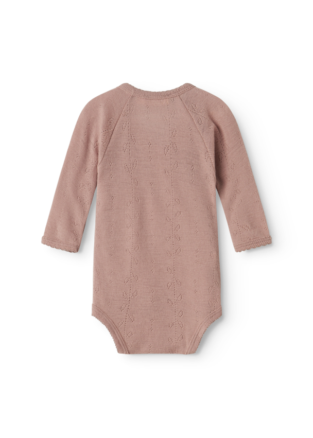Body Belita Wool Pointelle - Burnt Rose - Image 2