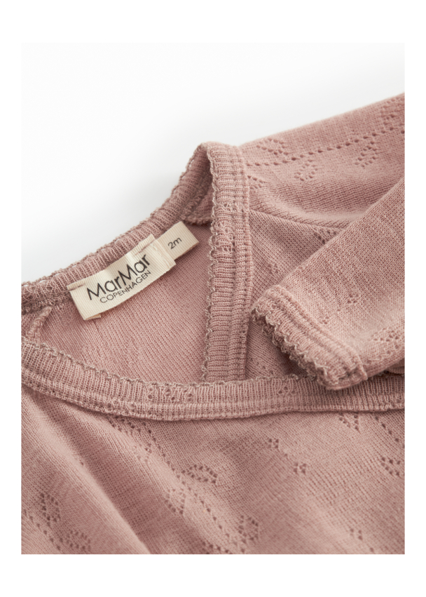Body Belita Wool Pointelle - Burnt Rose - Image 3
