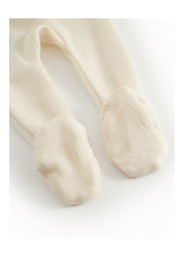 Bukse Pixa Wool Pointelle - Natural - Image 4