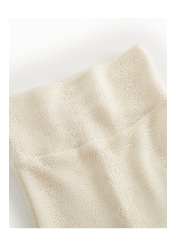Bukse Pixa Wool Pointelle - Natural - Image 3