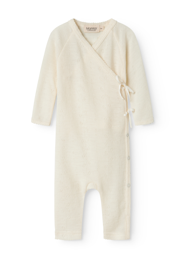 Rula Heldress Wool Pointelle - Natural - Image 1