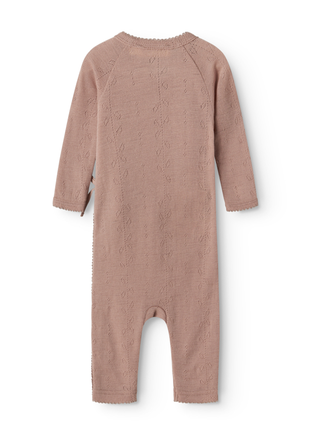 Rula Heldress Wool Pointelle - Burnt Rose - Image 2