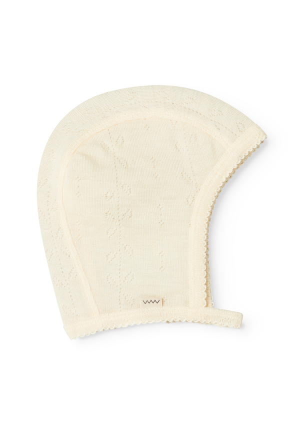 Hoody Wool Pointelle - Natural - Image 2