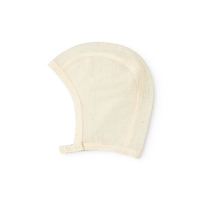 Hoody Wool Pointelle - Natural