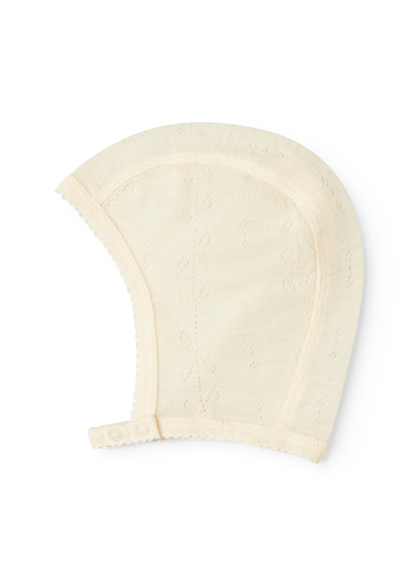 Hoody Wool Pointelle - Natural - Image 1