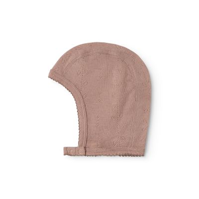Hoody Wool Pointelle - Burnt Rose