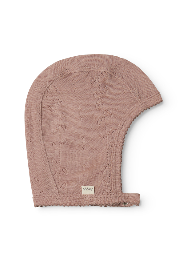 Hoody Wool Pointelle - Burnt Rose - Image 2