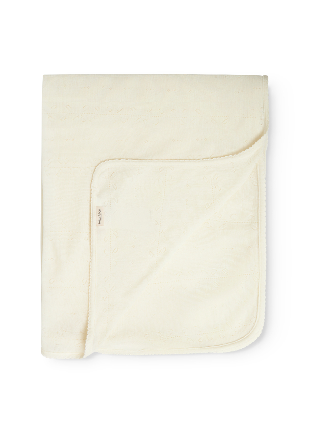 Alida Teppe Wool Pointelle - Natural - Image 1