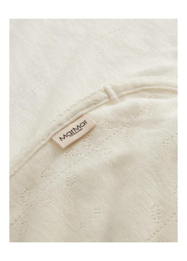 Alida Teppe Wool Pointelle - Natural - Image 3