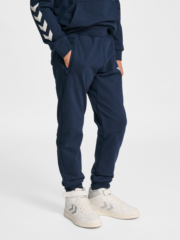 HMLjr Regular Joggebukse Marine - Image 2