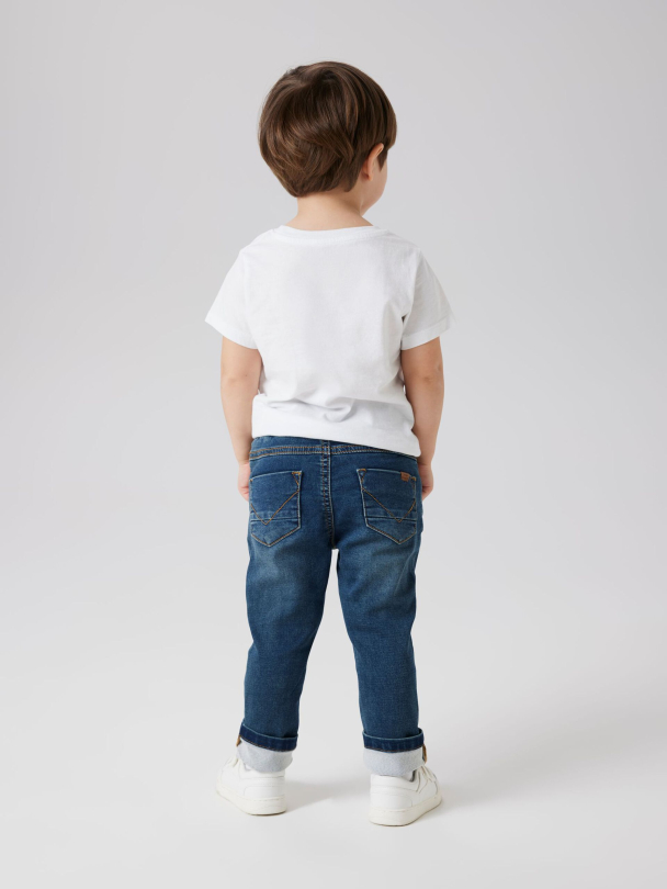 NMMRyan slim fit jeans, mørkeblå - Image 6