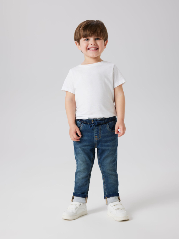 NMMRyan slim fit jeans, mørkeblå - Image 1