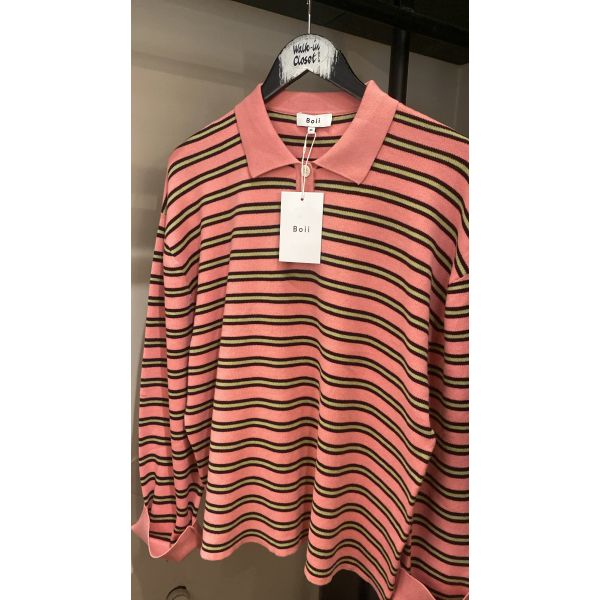 Adanne Polo Knit Pink