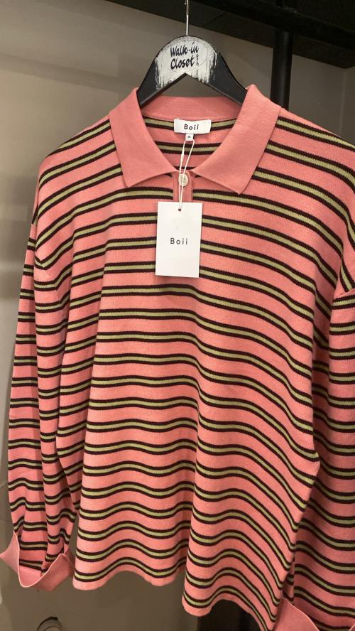 Adanne Polo Knit Pink