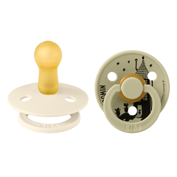 BIBS x Moomin Colour 2-pk -  Stinky Ivory/Khaki - Image 2